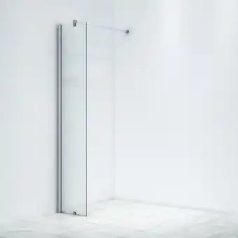Sawiday Saniclass bellini inloopdouche 40x200cm 8mm veiligheidsglas anti kalk chroom tweedekans aanbieding