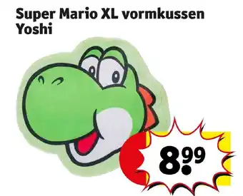 Kruidvat Super Mario XL vormkussen Yoshi aanbieding