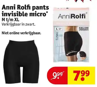 Kruidvat Anni Rolfi pants invisble micro M t/m XL aanbieding
