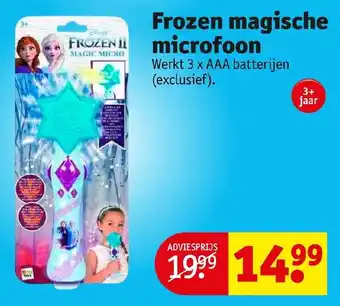 Kruidvat Frozen magische microfoon aanbieding
