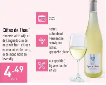 ALDI Cotes de Thau 75 cl aanbieding