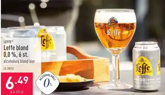ALDI Leffe blond 6 x 33 cl aanbieding