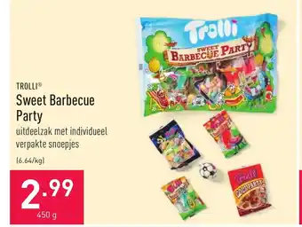 ALDI Trolli sweet barbeque party 450 g aanbieding