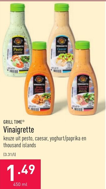 ALDI Vinaigrette 450 ml aanbieding