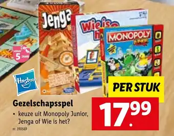 Lidl Gezelschapsspel monopoly junior nr. 390569 aanbieding