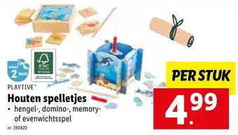Playtive Junior houten spelletjes hengel nr. 390820