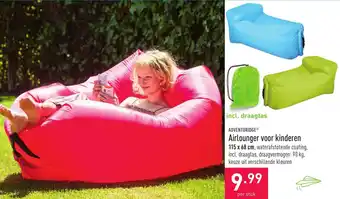 ALDI Airlounger voor kinderen 115 x 68 cm aanbieding
