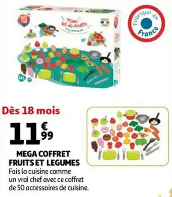 Auchan Mega coffret fruits et legumes aanbieding