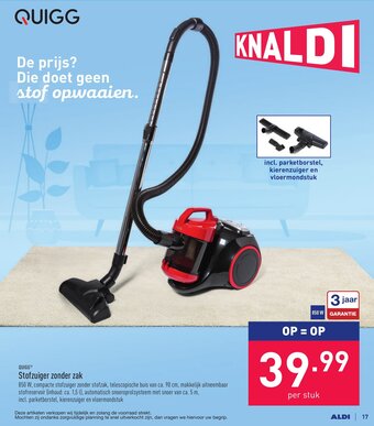 Stofzuiger zonder zak