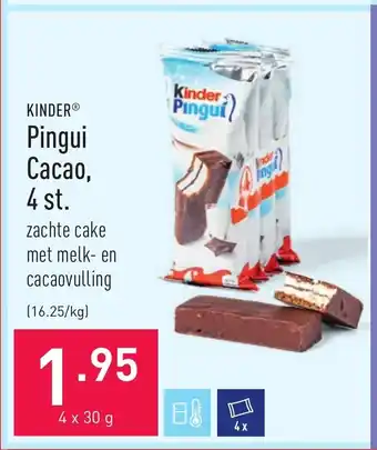 Kinder pingui cacao 4 x 30 g