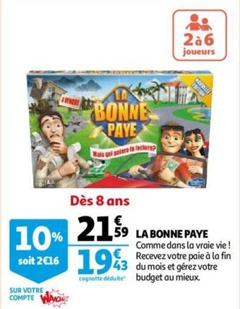 Auchan La bonne paye aanbieding