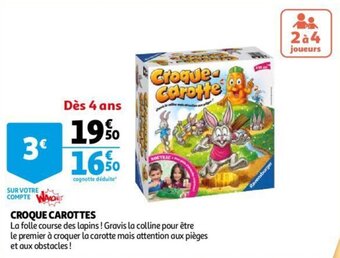 Auchan Croque carottes aanbieding