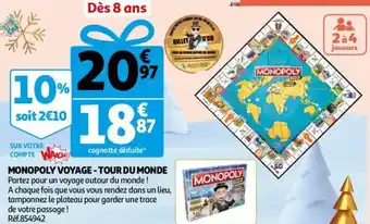 Auchan Monopoly voyage-tour du monde ref. 854942 aanbieding