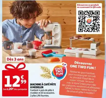 Auchan Machine a cafe pate a modeler aanbieding