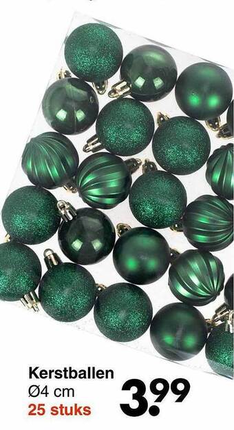 Wibra Kerstballen aanbieding