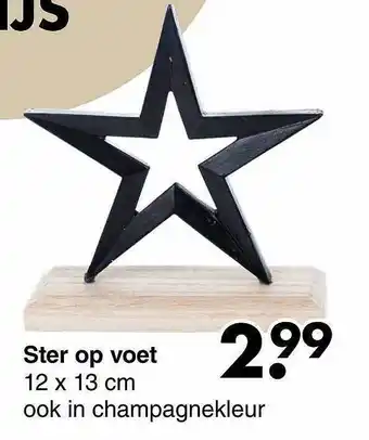 Ster op voet
