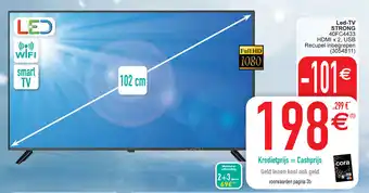 Cora Led-TV Strong 40FC4433 HDMIx2, USB aanbieding