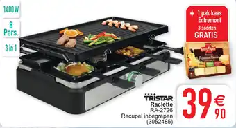 Cora Tristar Raclette RA-2726 aanbieding