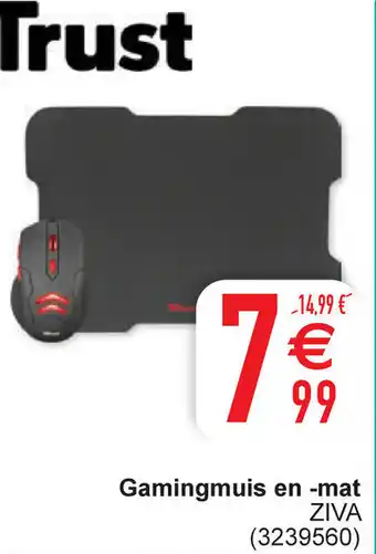 Cora Gamingmuis en -mat ZIVA aanbieding