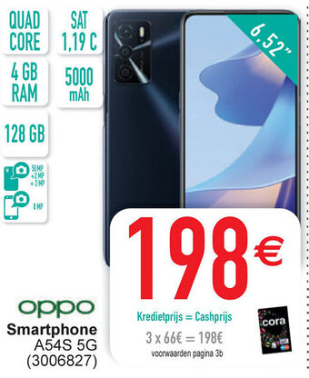 Cora Oppo Smartphone A54S 5G aanbieding