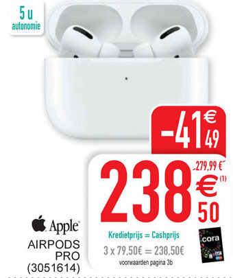 Cora Apple Airpods Pro aanbieding