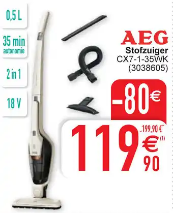 Cora AEG Stofzuiger CX7-1-35WK aanbieding