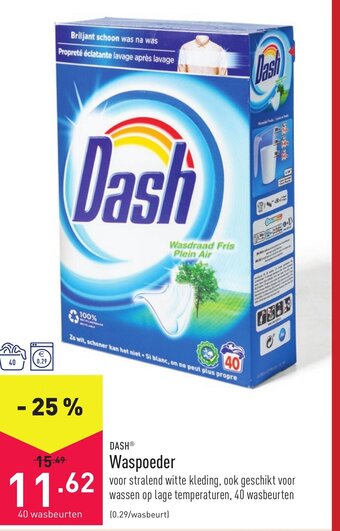 ALDI Dash waspoeder aanbieding