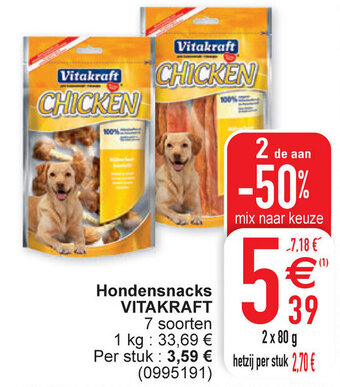 Cora Vitakraft Hondensnacks aanbieding