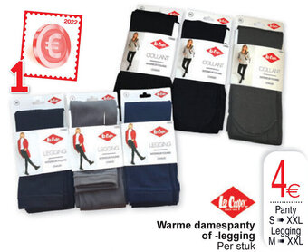 Warme damespanty of -legging