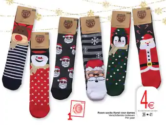 Cora Room socks Kerst voor dames aanbieding