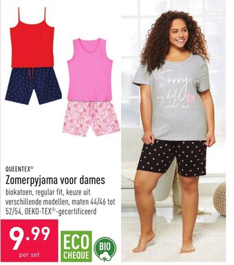 ALDI Zomerpyjama voor dames aanbieding