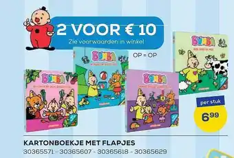 Kortonboekje met flapjes