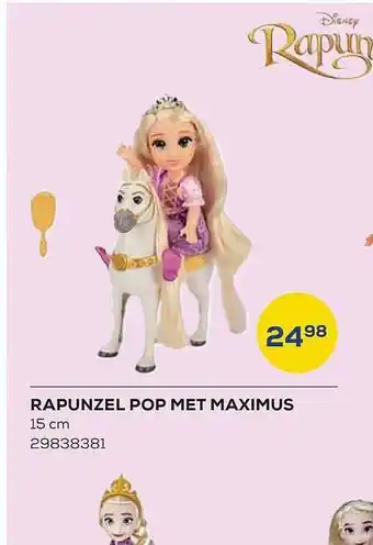 Rapunzel pop met maximus 15 cm