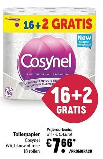 Delhaize Toiletpapier aanbieding