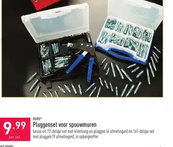 Duro pluggenset voor spoumuren
