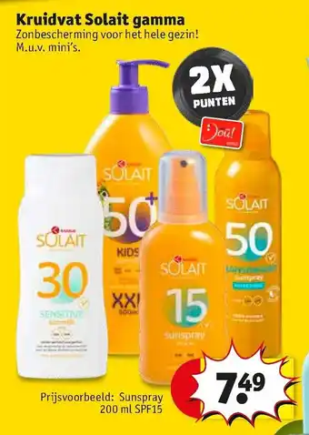 Kruidvat Kruidvat Solait gamma aanbieding