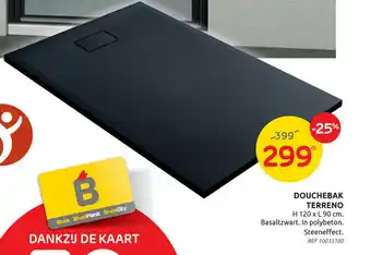 Douchebak terreno