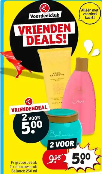 2 x douchescrub Balance 250ml