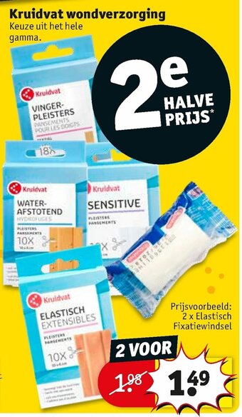 Kruidvat Kruidvat wondverzorging aanbieding