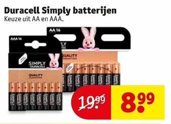 Duracell Simply batterijen