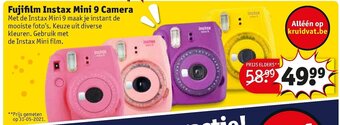 Kruidvat Fujifilm Instax Mini 9 Camera aanbieding