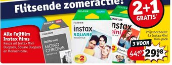 Kruidvat Alle Fujifilm Instax films aanbieding