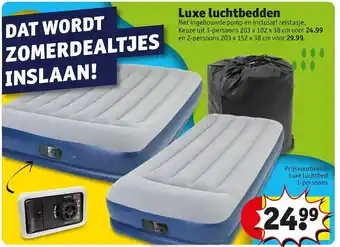 Kruidvat Luxe luchtbedden aanbieding