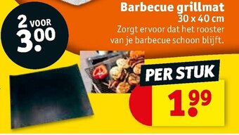 Kruidvat Barbecue grillmat 30 x 40 cm aanbieding