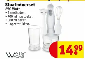 Kruidvat Staafmixerset 250 Watt aanbieding