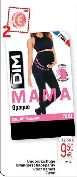 Cora Ondoorzichtige zwangerschapspanty voor dames aanbieding