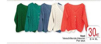 Cora Vest aanbieding
