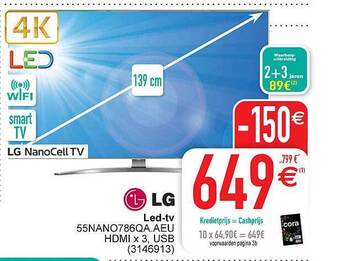 Cora Lg ledtv aanbieding