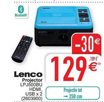 Cora Lenco projector aanbieding