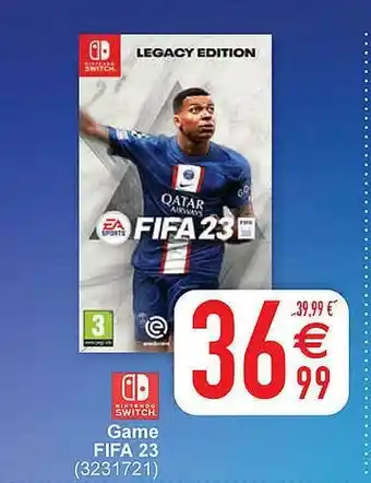 Cora Nintendo switch game fifa 23 aanbieding